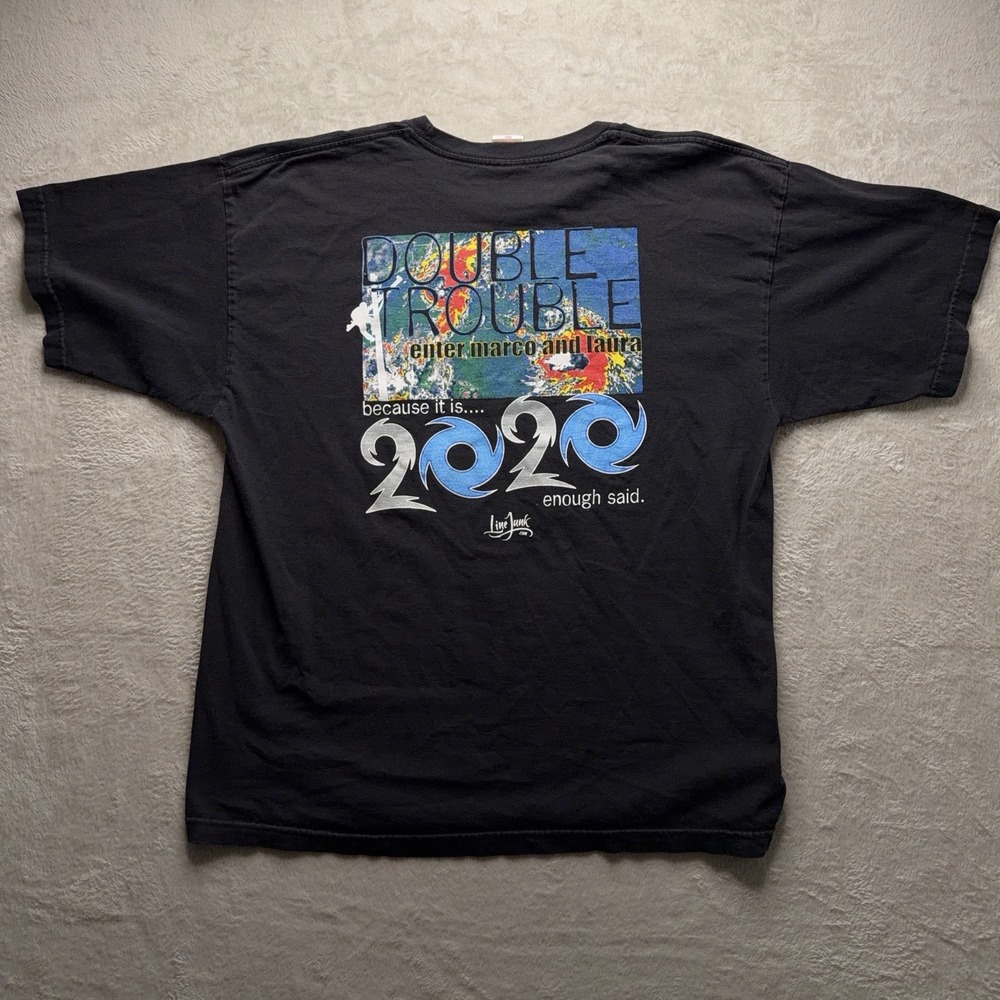 Line Junk Lineman Hurricane Grunge T-Shirt Lot 2 USA 2020 Utility Workwear Tee - Picture 5 of 16